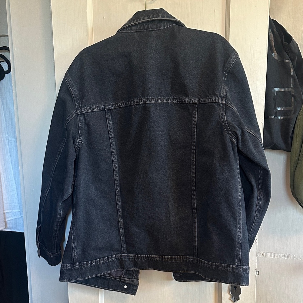Universal Thread Black Denim Jacket - image 7